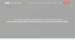 Desktop Screenshot of nickmanderfield.com